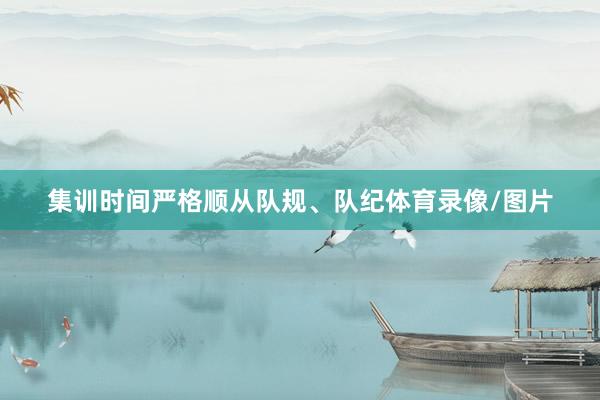 集训时间严格顺从队规、队纪体育录像/图片