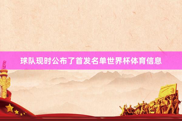 球队现时公布了首发名单世界杯体育信息