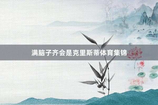 满脑子齐会是克里斯蒂体育集锦