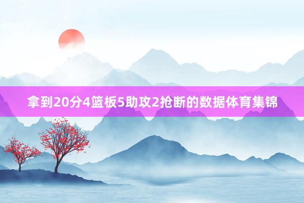 拿到20分4篮板5助攻2抢断的数据体育集锦