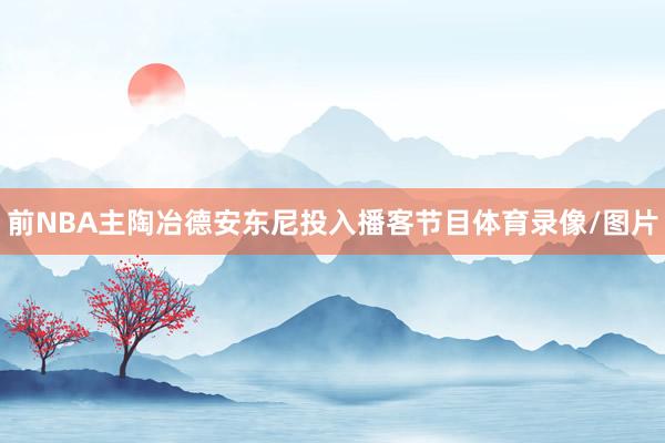 前NBA主陶冶德安东尼投入播客节目体育录像/图片