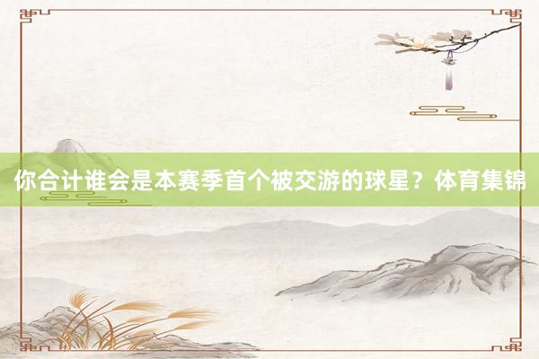 你合计谁会是本赛季首个被交游的球星？体育集锦