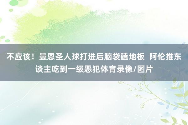 不应该！曼恩圣人球打进后脑袋磕地板  阿伦推东谈主吃到一级恶犯体育录像/图片