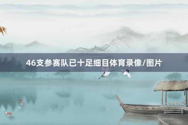 46支参赛队已十足细目体育录像/图片