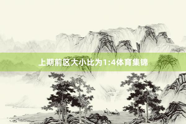 上期前区大小比为1:4体育集锦